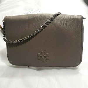 Tory Burch Leather Wallet-On-Chain